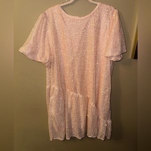 plus size sequin dress